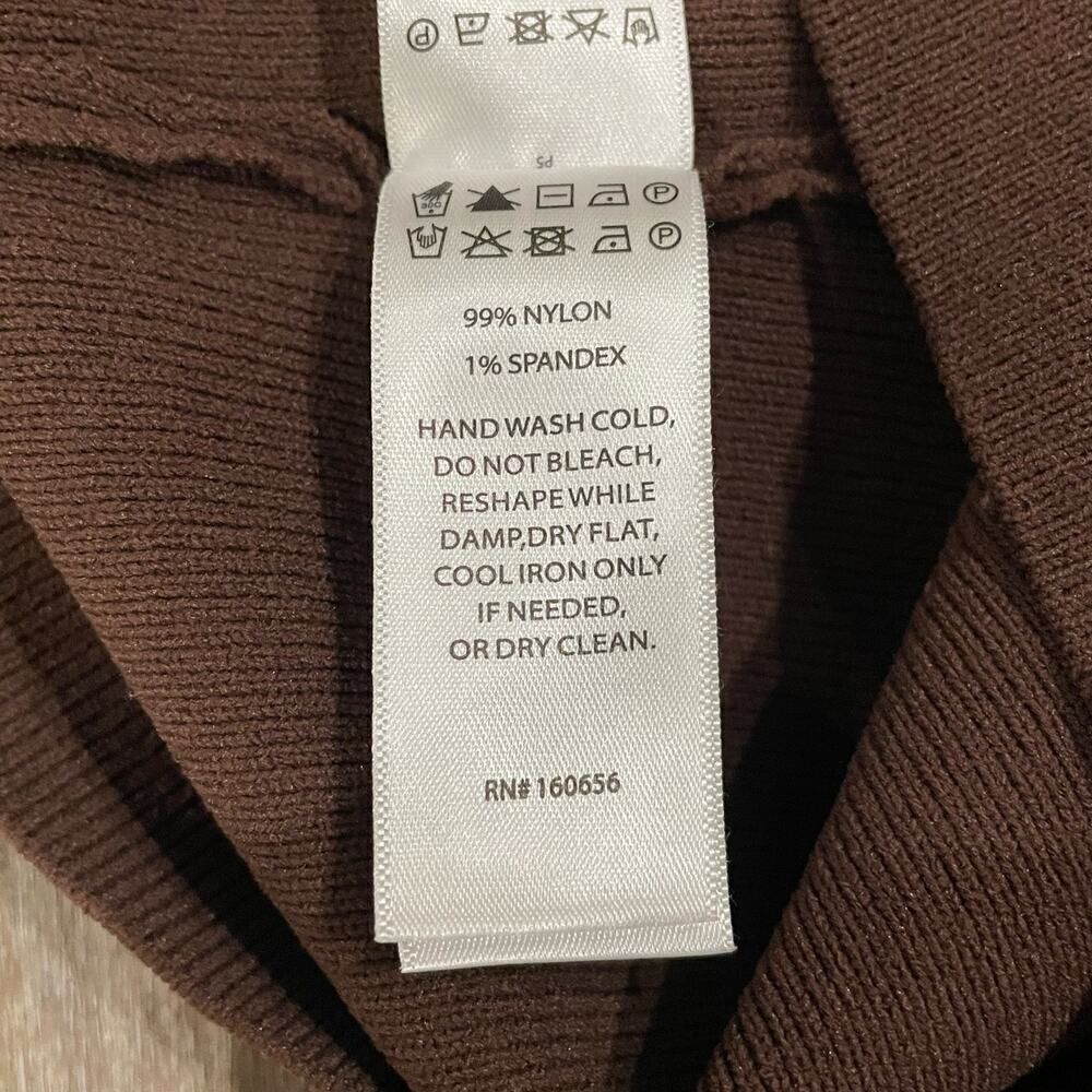 NWT Bailey 44 Brown Rib Cropped Cami - Size: Large - Picture 6 of 6